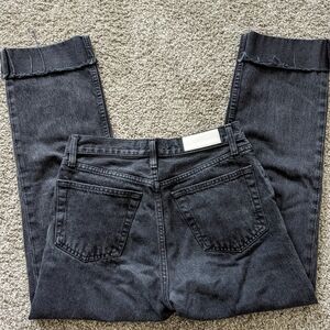 Re / Done Originals HR Frayed Cuff Jeans